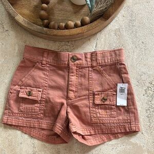 Girls Old Navy peach Cargo Shorts Utility Style